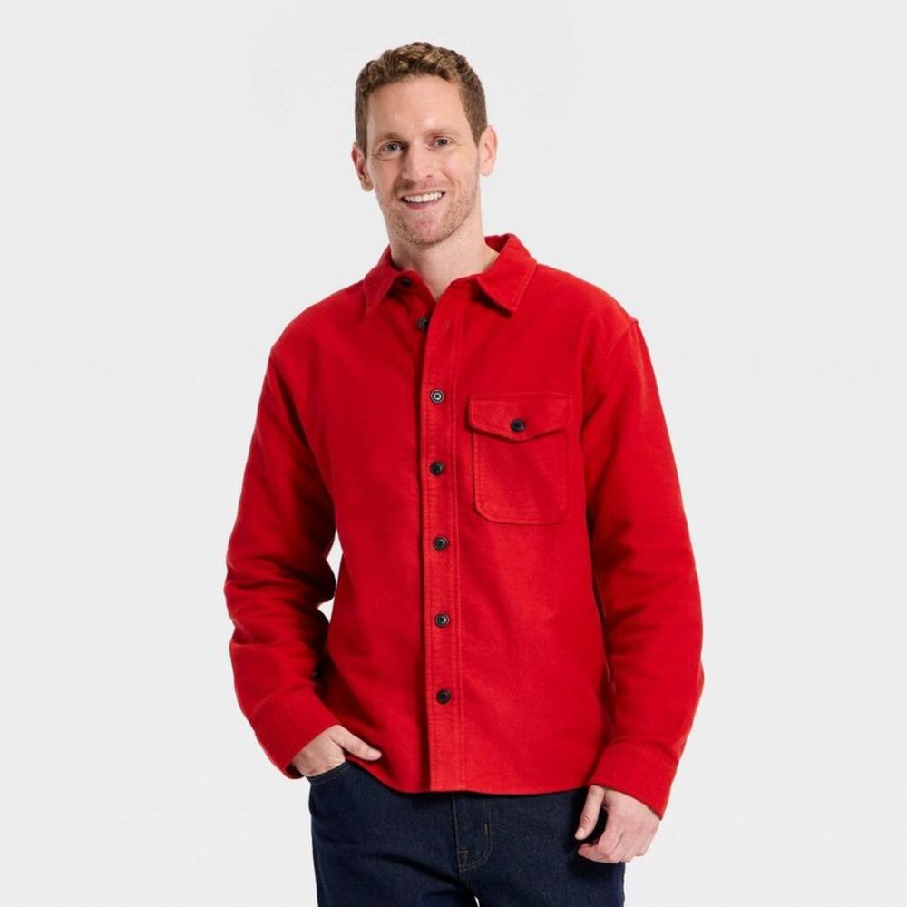 Goodfellow & Co - Men's Holiday Shirt - Goodfellow & Co Red S Red